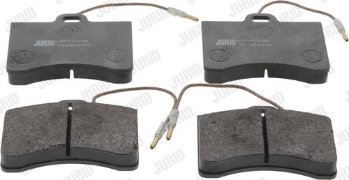 Jurid 571225J - Тормозные колодки, дисковые, комплект autosila-amz.com