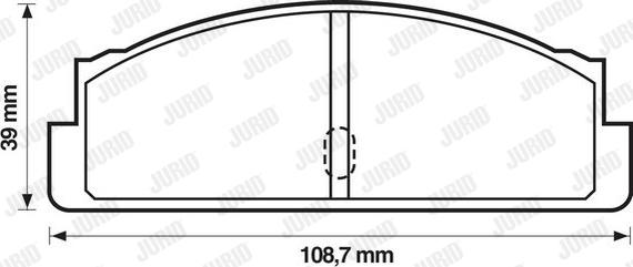 Jurid 571226J - Тормозные колодки, дисковые, комплект autosila-amz.com