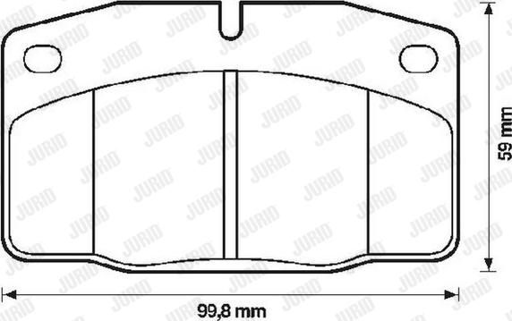 Jurid 571276D - Тормозные колодки, дисковые, комплект autosila-amz.com