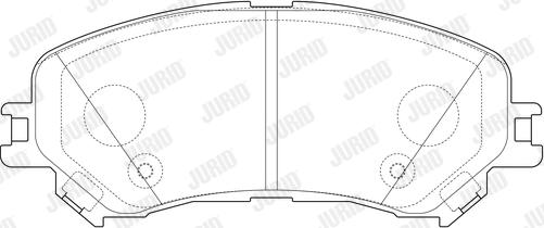 Jurid 573673J - Тормозные колодки, дисковые, комплект autosila-amz.com