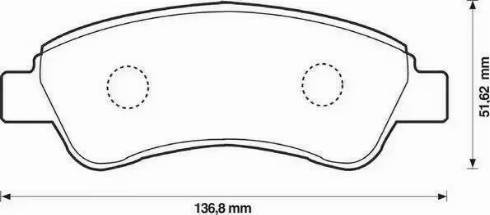 Intelli D219E - Тормозные колодки, дисковые, комплект autosila-amz.com