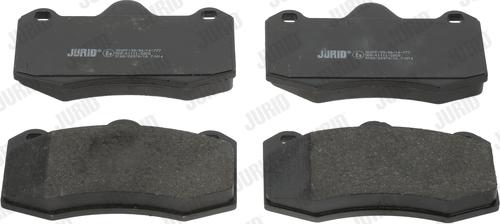 Jurid 573383J - Тормозные колодки, дисковые, комплект autosila-amz.com