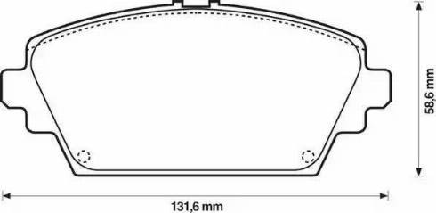 Jurid 572428J-AS - Тормозные колодки, дисковые, комплект autosila-amz.com