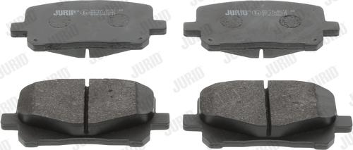 Jurid 572563J - Тормозные колодки, дисковые, комплект autosila-amz.com