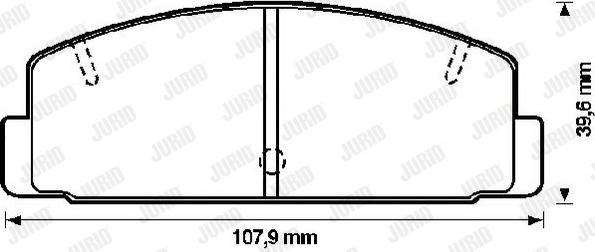 Jurid 572193J - Тормозные колодки, дисковые, комплект autosila-amz.com