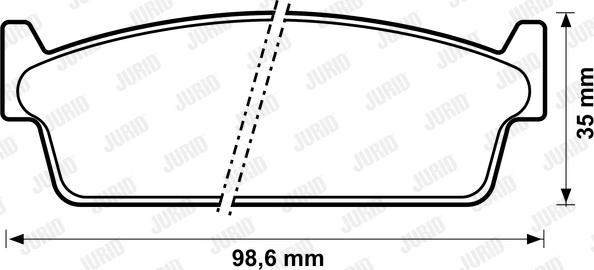Jurid 572152J - Тормозные колодки, дисковые, комплект autosila-amz.com