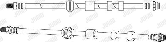 Jurid 173141J - Тормозной шланг autosila-amz.com