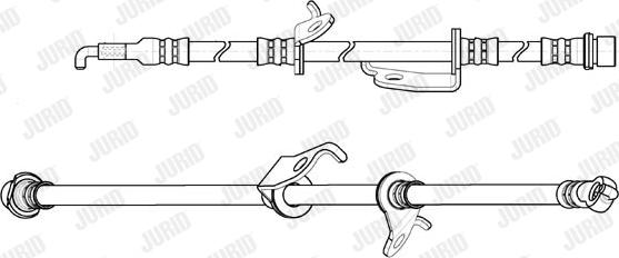 Jurid 173159J - Тормозной шланг autosila-amz.com