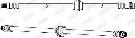 Jurid 173156J - Тормозной шланг autosila-amz.com