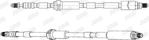 Jurid 173151J - Тормозной шланг autosila-amz.com