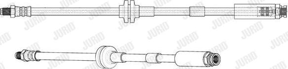 Jurid 173124J - Тормозной шланг autosila-amz.com