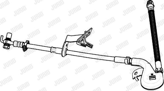 Jurid 173128J - Тормозной шланг autosila-amz.com