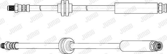 Jurid 173176J - Тормозной шланг autosila-amz.com