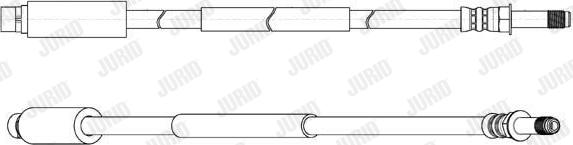 Jurid 173306J - Тормозной шланг autosila-amz.com