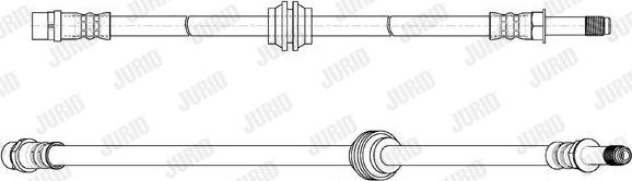 Jurid 173311J - Тормозной шланг autosila-amz.com