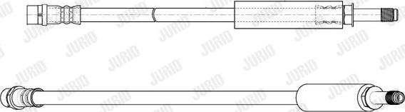 Jurid 173312J - Тормозной шланг autosila-amz.com