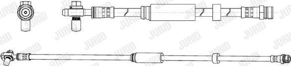 Jurid 173259J - Тормозной шланг autosila-amz.com