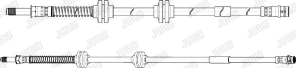 Jurid 173251J - Тормозной шланг autosila-amz.com