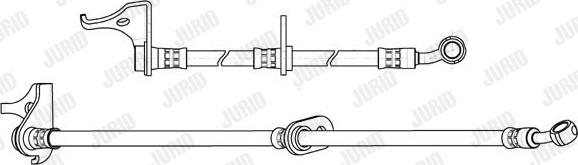 Jurid 173222J - Тормозной шланг autosila-amz.com