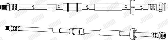 Jurid 172984J - Тормозной шланг autosila-amz.com