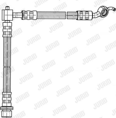 Jurid 172926J - Тормозной шланг autosila-amz.com