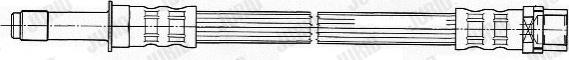 Jurid 172557J - Тормозной шланг autosila-amz.com