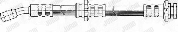 Jurid 172520J - Тормозной шланг autosila-amz.com