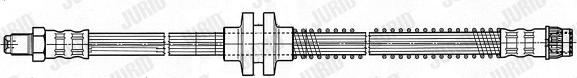 Jurid 172654J - Тормозной шланг autosila-amz.com