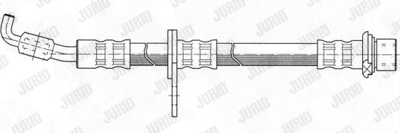 Jurid 172674J - Тормозной шланг autosila-amz.com