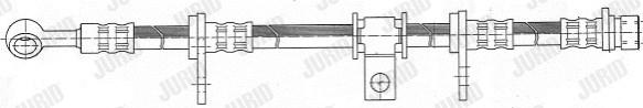 Jurid 172676J - Тормозной шланг autosila-amz.com