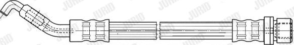 Jurid 172840J - Тормозной шланг autosila-amz.com