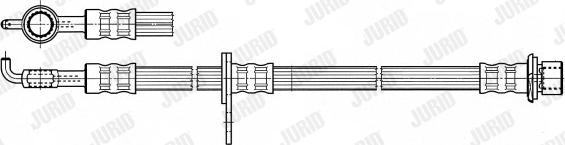 Jurid 172839J - Тормозной шланг autosila-amz.com