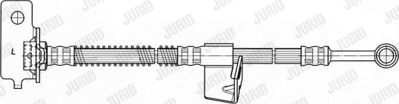 Jurid 172823J - Тормозной шланг autosila-amz.com