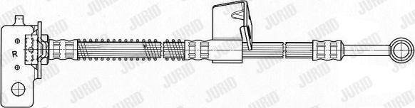 Jurid 172822J - Тормозной шланг autosila-amz.com