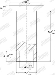 Jurid 8102050006 - Заклепка, накладки барабанного тормоза autosila-amz.com