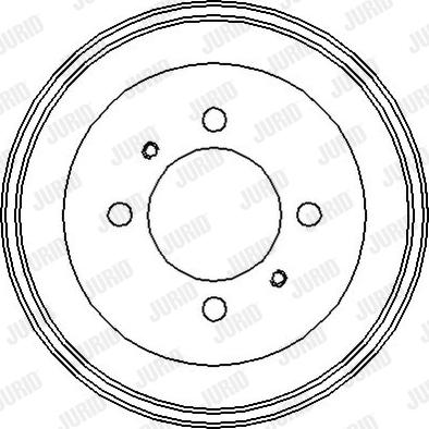 Jurid 329042J - Тормозной барабан autosila-amz.com