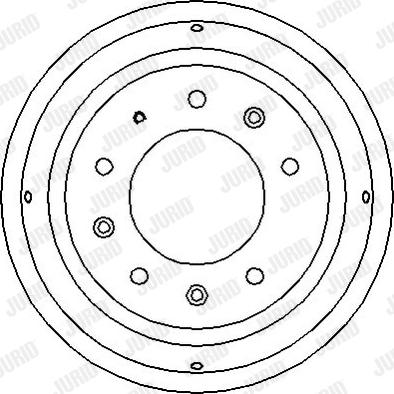 Jurid 329064J - Тормозной барабан autosila-amz.com