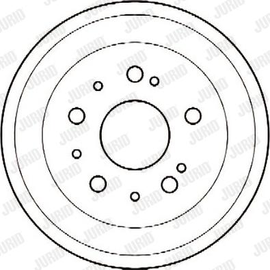 Jurid 329011J - Тормозной барабан autosila-amz.com