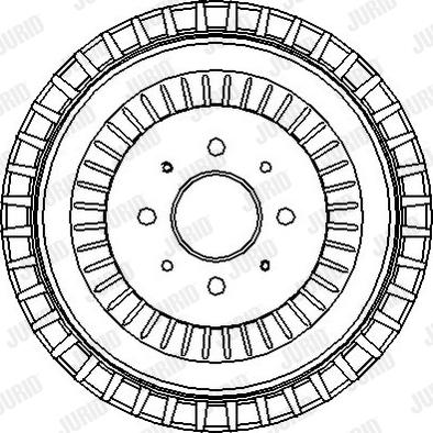 Jurid 329013J - Тормозной барабан autosila-amz.com