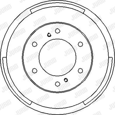 Jurid 329039J - Тормозной барабан autosila-amz.com