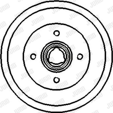 Jurid 329126J - Тормозной барабан autosila-amz.com