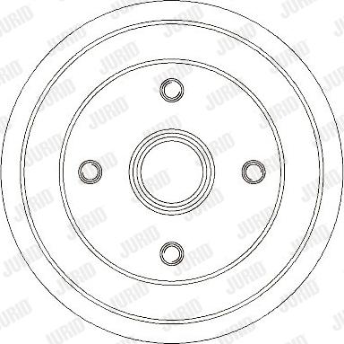 Jurid 329317J - Тормозной барабан autosila-amz.com
