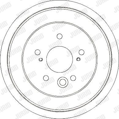 Jurid 329331J - Тормозной барабан autosila-amz.com