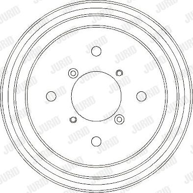 Jurid 329329J - Тормозной барабан autosila-amz.com