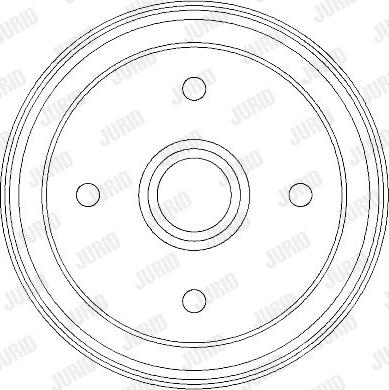 Jurid 329327J - Тормозной барабан autosila-amz.com