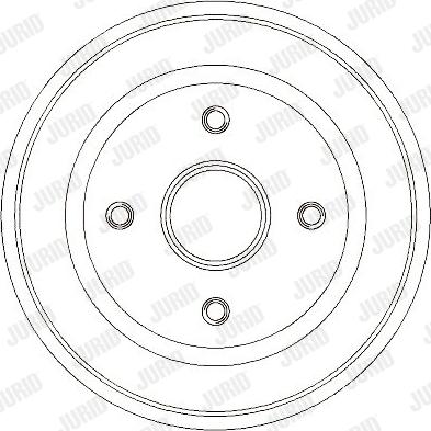 Jurid 329259J - Тормозной барабан autosila-amz.com