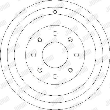 Jurid 329261J - Тормозной барабан autosila-amz.com