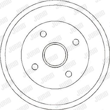 Jurid 329232J - Тормозной барабан autosila-amz.com