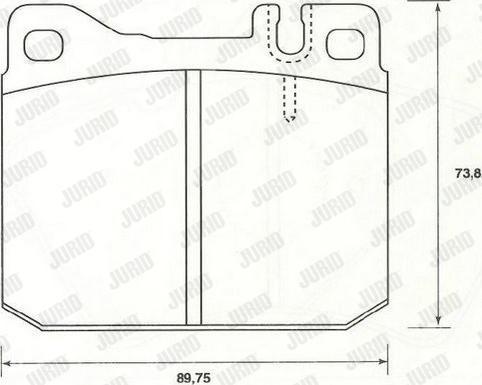 Jurid 2955415880 - Тормозные колодки, дисковые, комплект autosila-amz.com