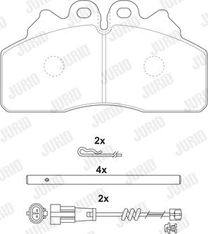 Europart 2129256008 - Тормозные колодки, дисковые, комплект autosila-amz.com